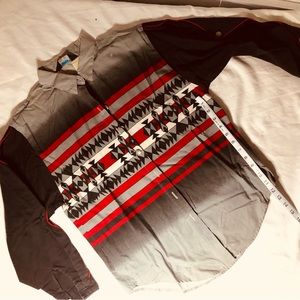 Vintage Brooks Dunn Button Down Shirt Womens S Small Rodeo Western Cowgirl